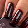 SOLD OUT NAILSOFTHEDAY Color of the month November 2024 Une petite française — колір місяця глибокий бордовий з легким винним підтоном, що перекривається в один шар, 10 мл