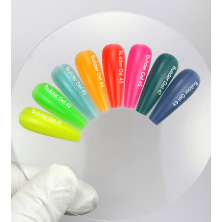NAILSOFTHEDAY Builder gel 48 — блакитний гель для нарощування нігтів, 15 мл