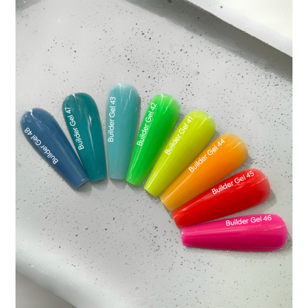 NAILSOFTHEDAY Builder gel 48 — блакитний гель для нарощування нігтів, 15 мл