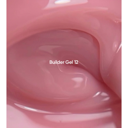 NAILSOFTHEDAY Builder Gel 12 — нюдово-рожевий гель для нарощування нігтів, 15 мл