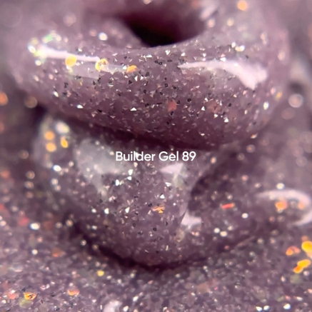 NAILSOFTHEDAY Builder gel 89 — холодний лавандовий з опаловим блиском світловідбиваючий гель для нарощування нігтів, 15 мл