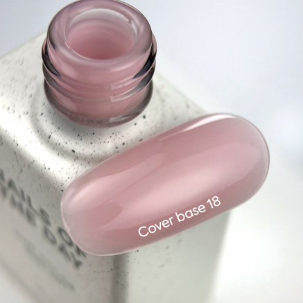 Nailsoftheday Cover base 18 — рожеве базове покриття для нігтів, 10 мл