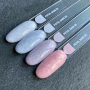 NAILSOFTHEDAY Potal base 02 молочно-голуба база з поталлю (золотисто-фіолетова та бірюзова поталь), 10 мл