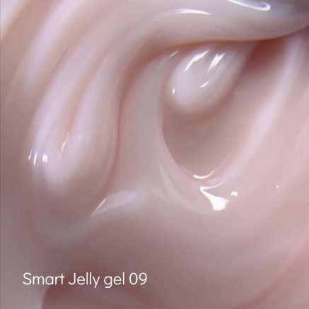 NAILSOFTHEDAY Smart Jelly gel 09 — молочно–бежевий будівельний гель желе для нігтів, 15 г