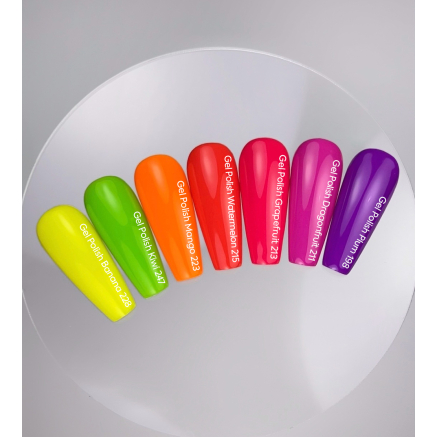 Колекція Summer 2025 gel polish в коробці Nailsoftheday — 7 трендових літніх відтінків гель-лаків для нігтів + БРЕНДОВАНЕ ПАКУВАННЯ У ПОДАРУНОК для анпакінгу