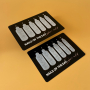 NAILSOFTHEDAY Wild Safari Zebra, silicone form, 12pcs/packet — силіконові молди для верхніх форм/зебра (Type 19),12 шт в брендованому пакеті.