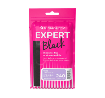 Набор сменных файлов для пилки прямой 240 грит STALEKS PRO EXPERT 22 50 шт