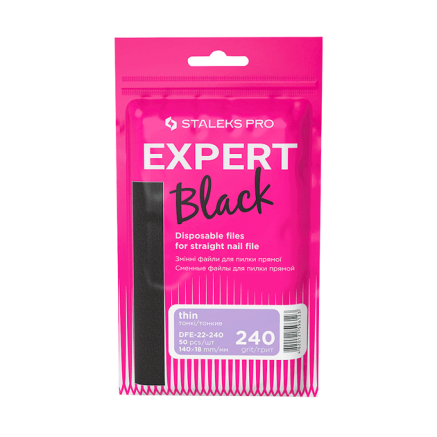 Набір змінних файлів для пилки прямої 240 грит STALEKS PRO EXPERT 22 50 шт