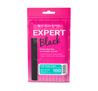 Набор сменных файлов для пилки прямой на мягкой основе 100 грит STALEKS PRO EXPERT 20 30 шт