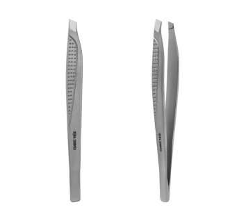 Пінцет для брів STALEKS CLASSIC 15 TYPE 3 (широкий скошений)