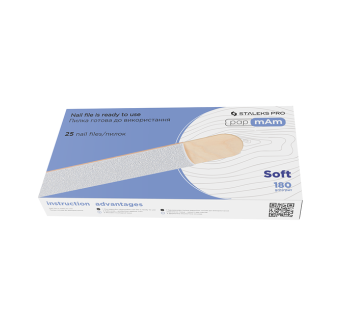 Змінні файли білі м'які papmAm на дерев'яній основі 180 грит STALEKS PRO EXPERT 20 25 шт