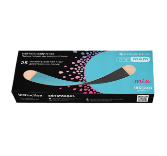 Змінні файли papmAm на дерев'яній основі 180/240 грит STALEKS PRO EXPERT 25 шт