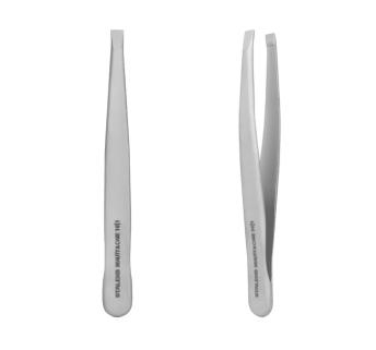Пінцет для брів STALEKS BEAUTY & CARE 10 TYPE 1 (широкий прямий)