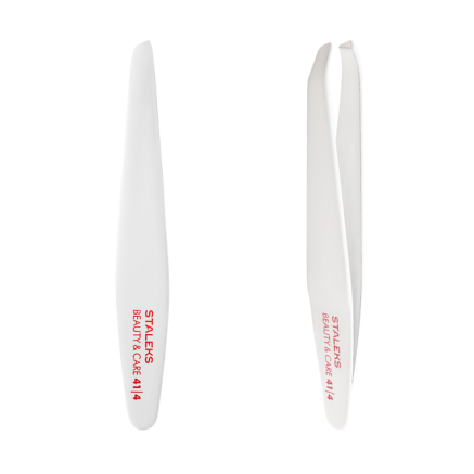 Пінцет для брів STALEKS BEAUTY & CARE 41 TYPE 4 (вузький скошений)