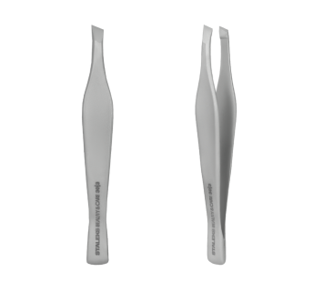 Пінцет для брів STALEKS BEAUTY & CARE 30 TYPE 3 (широкий скошений)