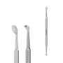 Ложка косметологічна STALEKS PRO EXPERT 20 TYPE 1 (Уно + прямокутна шумівка 15 отворів)