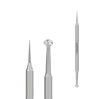 Ложка косметологічна двостороння STALEKS PRO EXPERT 20 TYPE 4 (голка Відаля + Уно)