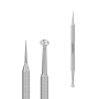 Ложка косметологічна двостороння STALEKS PRO EXPERT 20 TYPE 4 (голка Відаля + Уно)
