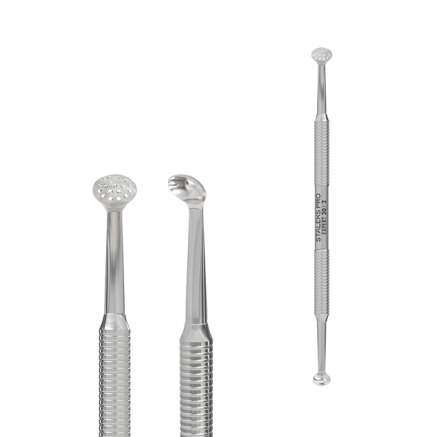 Ложка косметологічна STALEKS PRO EXPERT 20 TYPE 2 (Уно + кругла шумівка 19 отворів)