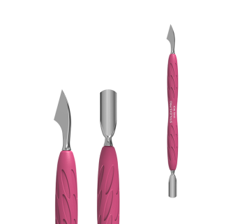 Пушер з сокиркою STALEKS PRO UNIQ 10 TYPE 3 з силіконовою ручкою