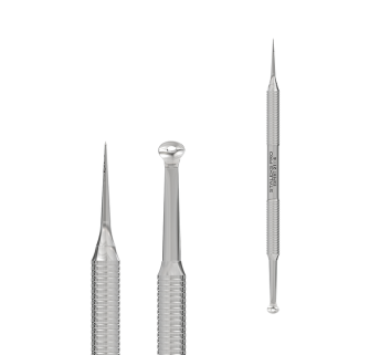 Ложка косметологічна двостороння STALEKS PRO EXPERT 21 TYPE 4 (голка Відаля + Уно)
