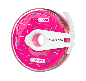 Змінний файл-стрічка білий papmAm з кліпсою 150 грит STALEKS PRO EXPERT