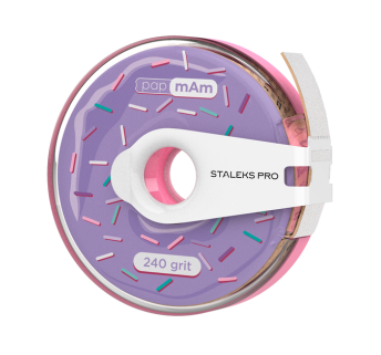 Змінний файл-стрічка білий papmAm з кліпсою 240 грит STALEKS PRO EXPERT