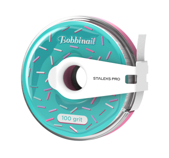 Змінний файл-стрічка білий у пластиковій котушці 100 грит STALEKS PRO EXPERT