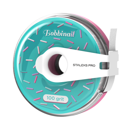 Змінний файл-стрічка білий у пластиковій котушці 100 грит STALEKS PRO EXPERT