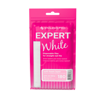 Змінні файли білі для пилки прямої на м'якій основі 180 грит STALEKS PRO EXPERT 20 30 шт