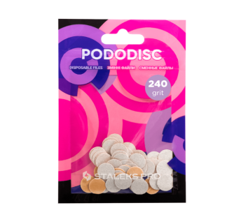 Сменные файлы белые для педикюрного диска 240 грит STALEKS PRO EXPERT PODODISC XS 50 шт