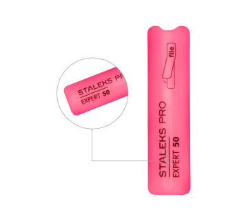 Пилка-основа пластиковая скошенная короткая STALEKS PRO EXPERT 50