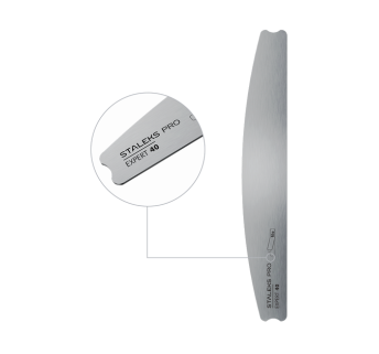 Пилка-основа металлическая полумесяц STALEKS PRO EXPERT 40
