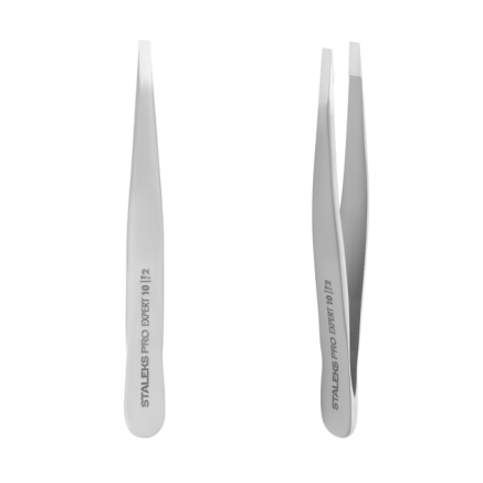 Пінцет для брів STALEKS PRO EXPERT 10 TYPE 2