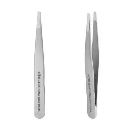 Пінцет для брів STALEKS PRO EXPERT 10 TYPE 4