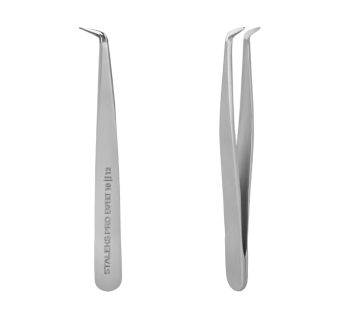 Пінцет для брів STALEKS PRO EXPERT 10 TYPE 12