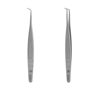 Пінцет професійний для вій L-подібний STALEKS PRO EXPERT 40 TYPE 2 L-70