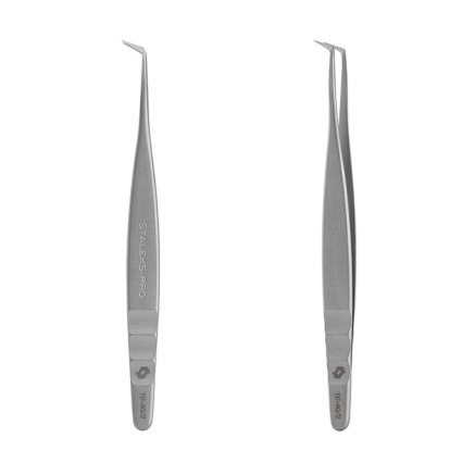 Пінцет професійний для вій L-подібний STALEKS PRO EXPERT 40 TYPE 2 L-70