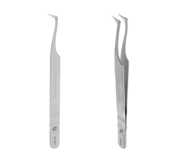 Пінцет професійний для вій черевичок STALEKS PRO EXPERT 41 TYPE 6 L-75