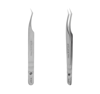 Пінцет професійний для вій L-подібний STALEKS PRO EXPERT 41 TYPE 7 L-30