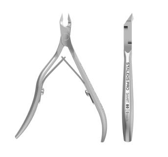 Кусачки професійні для шкіри STALEKS (Сталекс) PRO SMART 80 ріжуча частина 5 mm