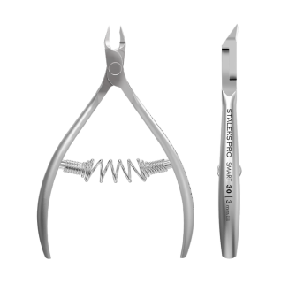 Кусачки профессиональные для кожи STALEKS (Сталекс) PRO SMART 30 режущая часть 3 mm