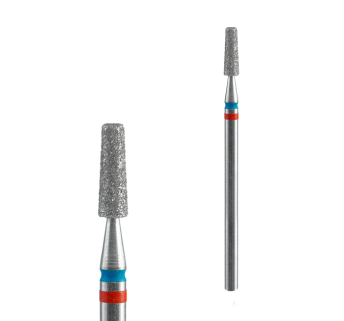 Staleks Pro Фреза алмазна DUO EXPERT Конус усічений 2,5 х 8 мм синьо-червоний