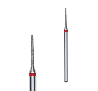 Фреза алмазна Голка STALEKS PRO EXPERT 1 х 10 мм червоний