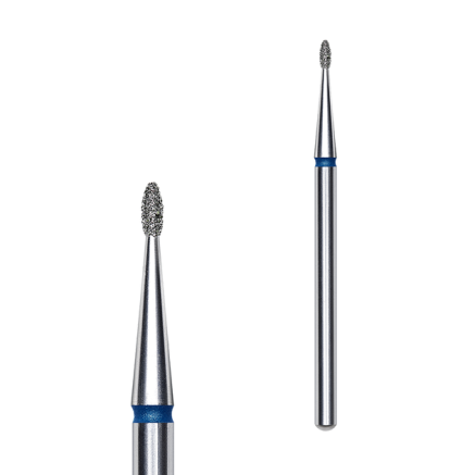 Фреза алмазна Закруглена брунька STALEKS PRO EXPERT 1,2 х 3 мм синій
