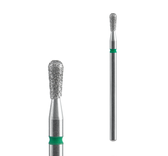 Staleks Pro Фреза алмазна Сірник зелена насічка EXPERT 2,3 х 5 мм