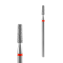 Алмазна фреза усічений конус STALEKS PRO Expert Red (червона) 2,5 х 8 мм
