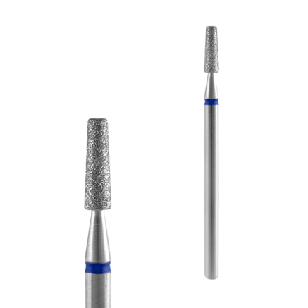 Алмазна фреза усічений конус STALEKS PRO Expert Blue 2,5 х 8 мм синя