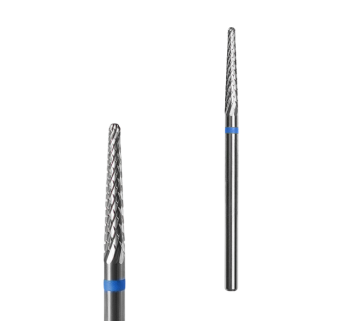 Фреза твердосплавная Конус STALEKS PRO EXPERT 2,3 х 14 мм синяя