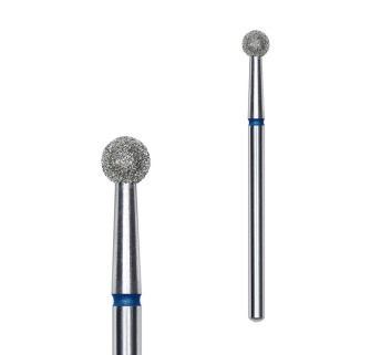 Фреза алмазная Шар STALEKS PRO EXPERT 4 мм синий